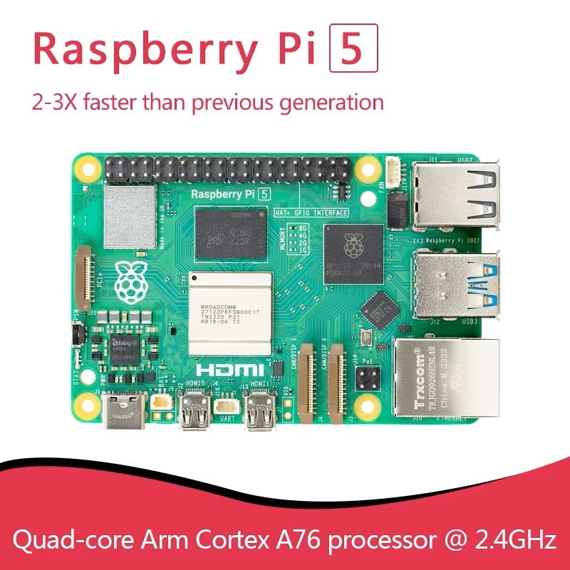 Official Original Raspberry Pi - Raspberry Pi 5 8Gb Board recension och pris
